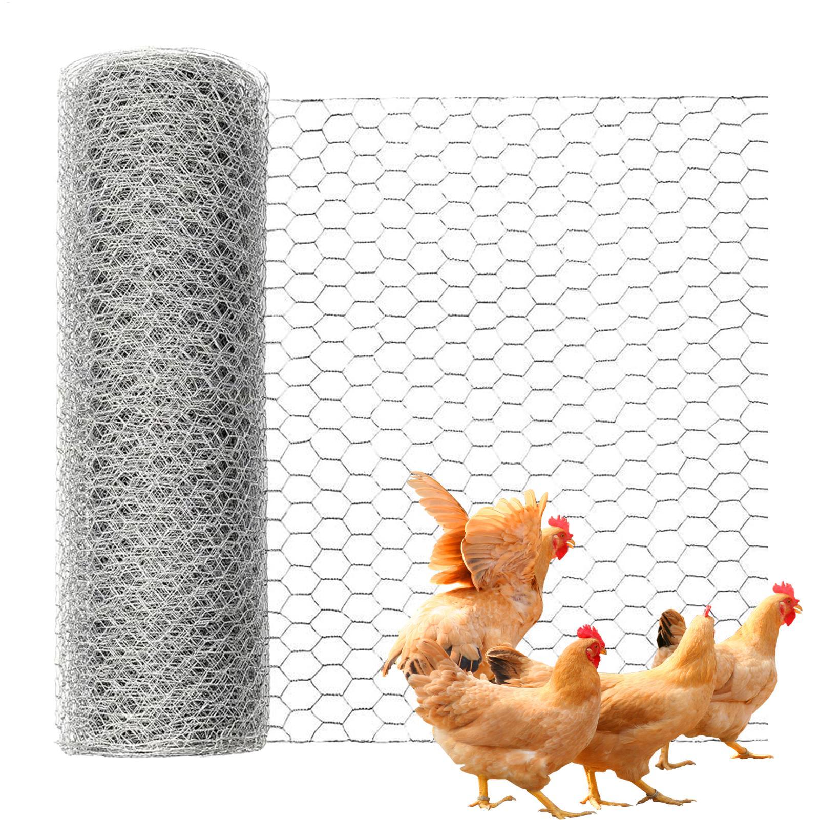 Rabbit Cage Wire - Rete per recinzione agricola 5m/10m/15m, Rete
