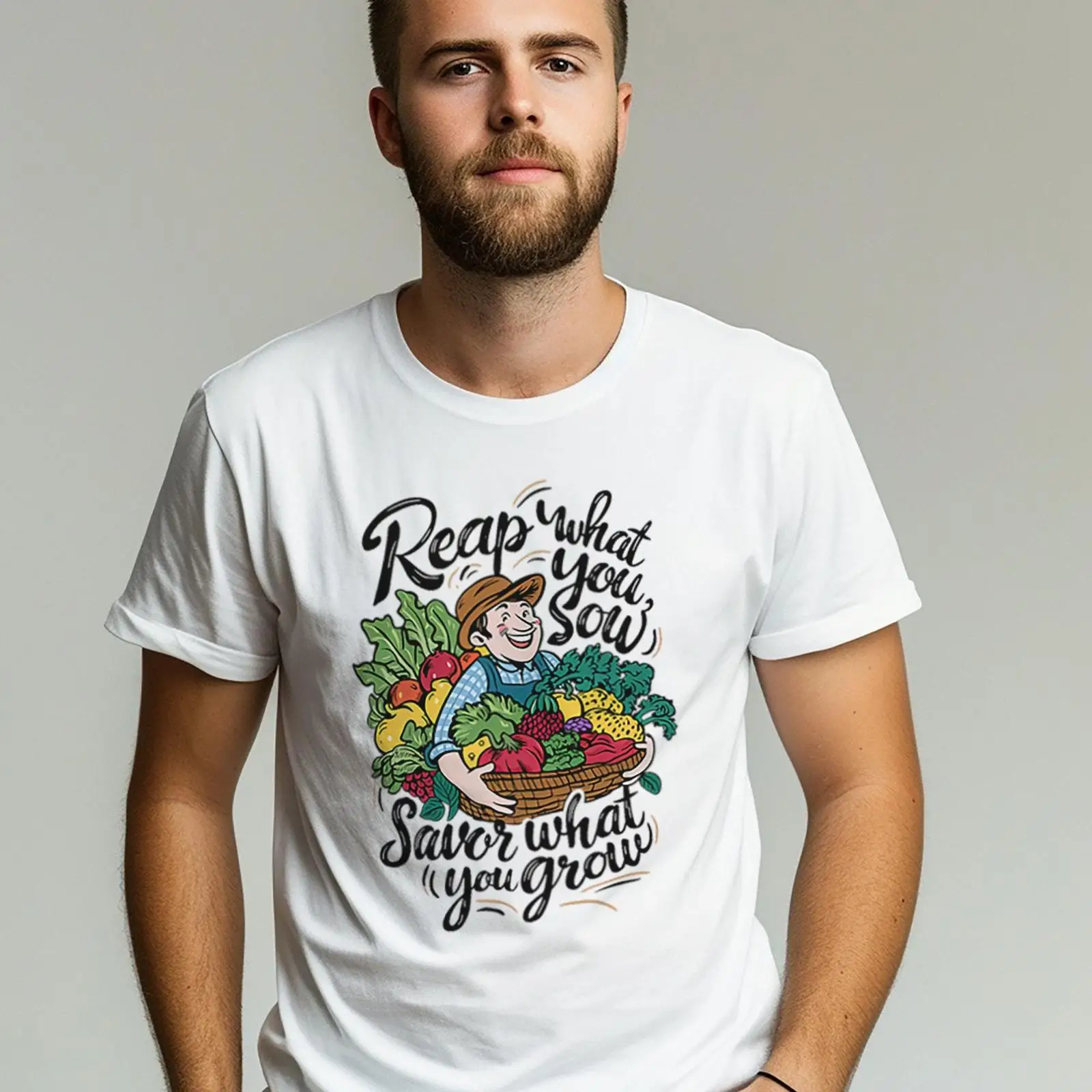 Sustainable Agriculture/Farming - T-shirt Farmer's Harvest per amanti delle