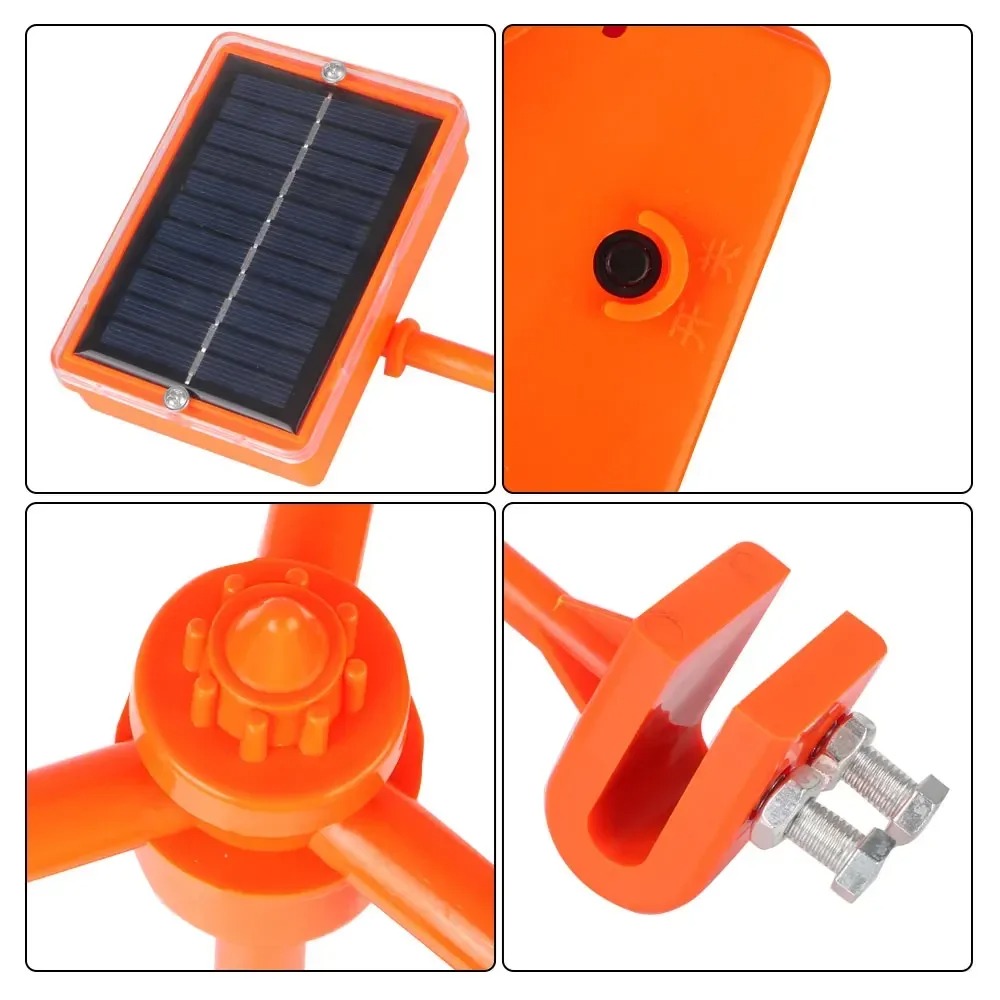 Solar Bird Scarer - Alimentato a Energia Solare e Eolica