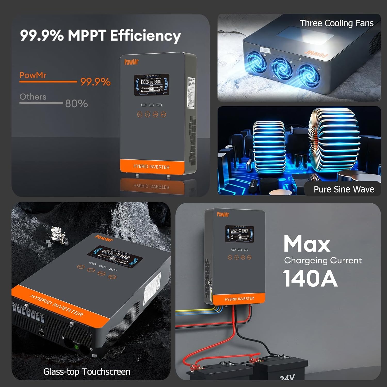 PowMr USA Inverter Solare Ibri - Farming Agriculture Tools recensione e prezzo